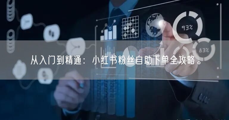 从入门到精通：小红书粉丝自助下单全攻略。