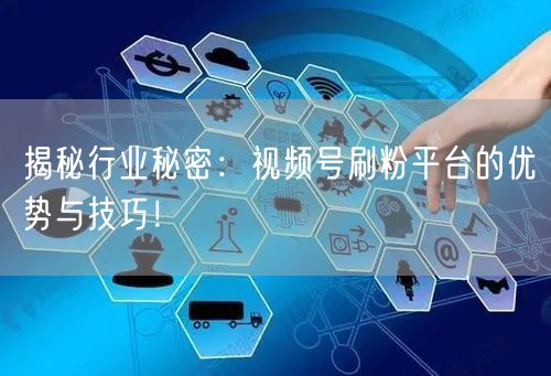 揭秘行业秘密：视频号刷粉平台的优势与技巧！