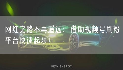 网红之路不再遥远：借助视频号刷粉平台快速起步！