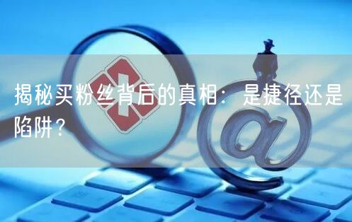 揭秘买粉丝背后的真相：是捷径还是陷阱？
