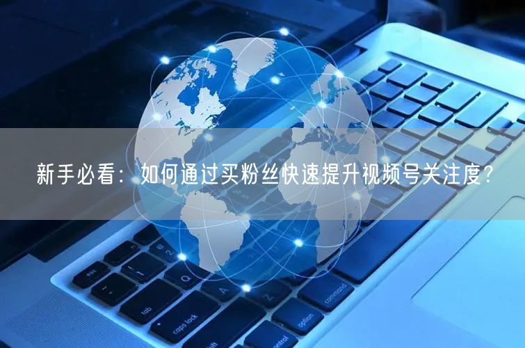 新手必看：如何通过买粉丝快速提升视频号关注度？