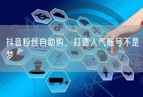 抖音粉丝自助购，打造人气账号不是梦