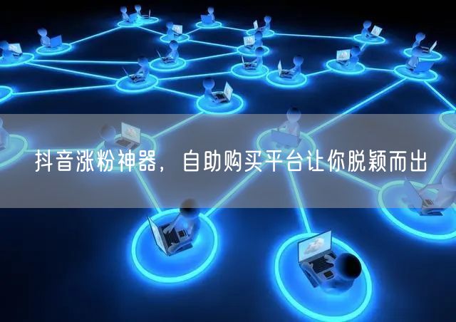 抖音涨粉神器，自助购买平台让你脱颖而出