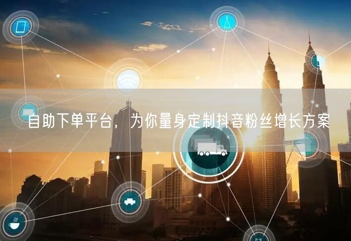 自助下单平台，为你量身定制抖音粉丝增长方案