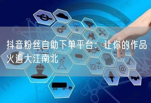 抖音粉丝自助下单平台：让你的作品火遍大江南北
