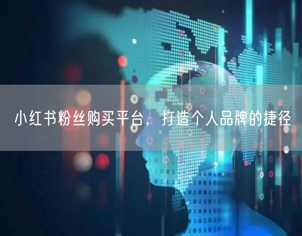 小红书粉丝购买平台，打造个人品牌的捷径
