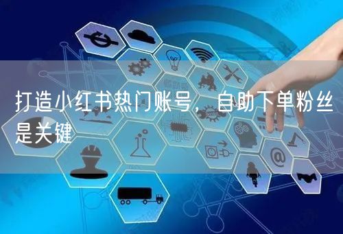 打造小红书热门账号，自助下单粉丝是关键