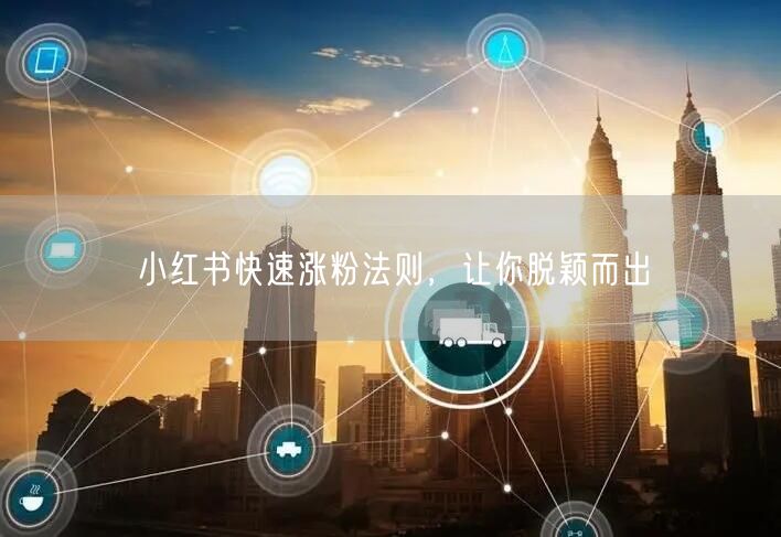 小红书快速涨粉法则，让你脱颖而出