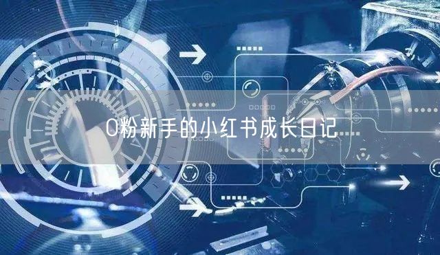 0粉新手的小红书成长日记