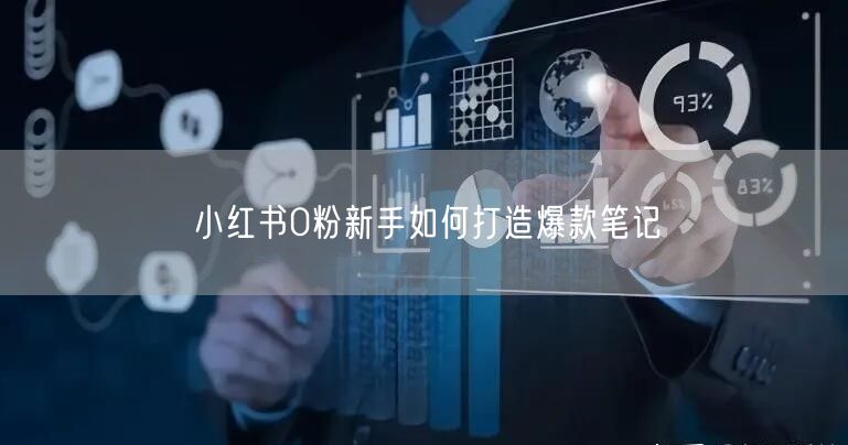 小红书0粉新手如何打造爆款笔记