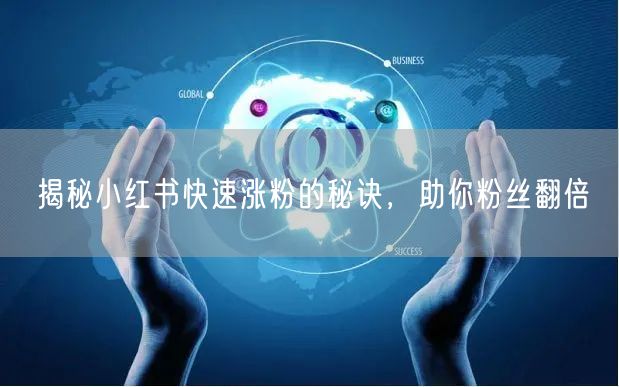 揭秘小红书快速涨粉的秘诀，助你粉丝翻倍