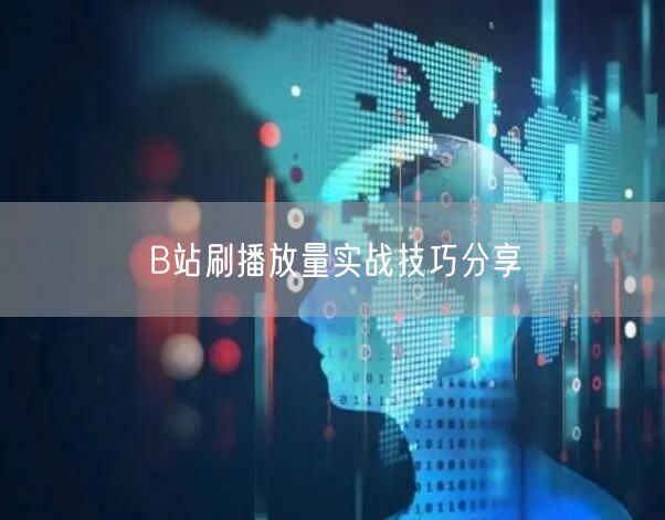 B站刷播放量实战技巧分享