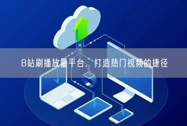 B站刷播放量平台，打造热门视频的捷径
