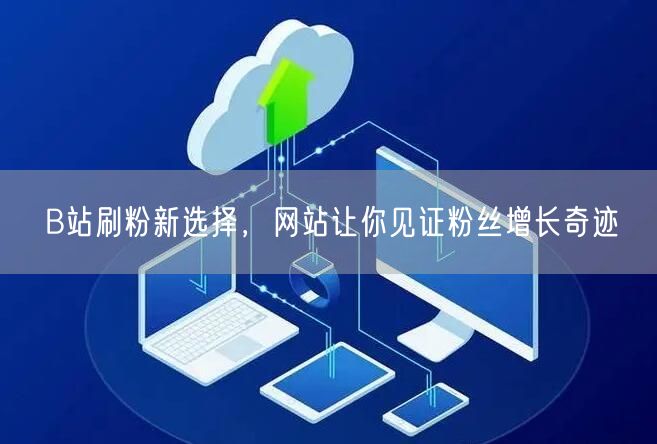B站刷粉新选择，网站让你见证粉丝增长奇迹