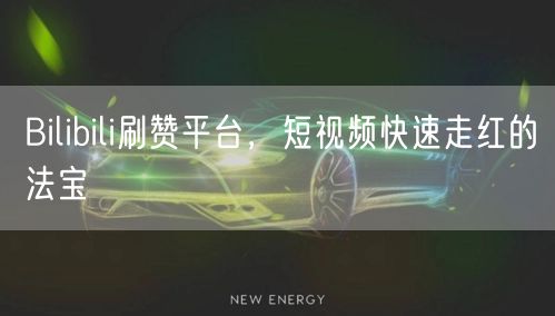 Bilibili刷赞平台，短视频快速走红的法宝