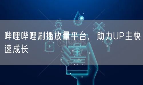 哔哩哔哩刷播放量平台，助力UP主快速成长