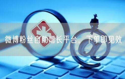 微博粉丝自助增长平台，下单即见效