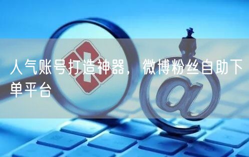 人气账号打造神器，微博粉丝自助下单平台