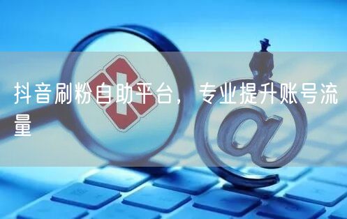 抖音刷粉自助平台，专业提升账号流量