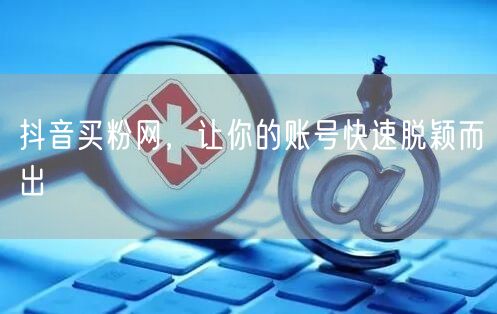 抖音买粉网，让你的账号快速脱颖而出