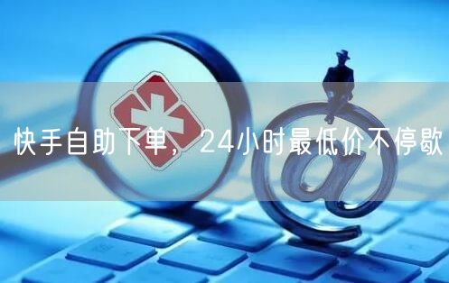 快手自助下单，24小时最低价不停歇