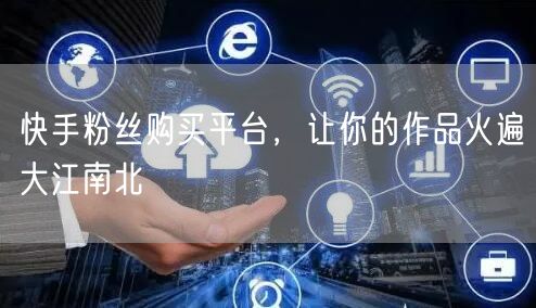 快手粉丝购买平台，让你的作品火遍大江南北