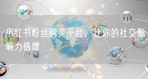 小红书粉丝购买平台，让你的社交影响力倍增