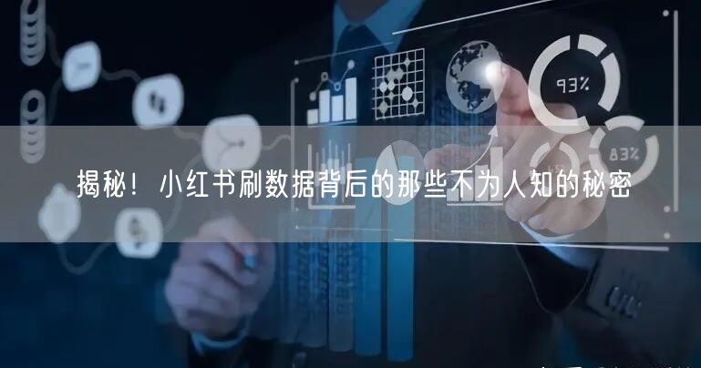 揭秘！小红书刷数据背后的那些不为人知的秘密
