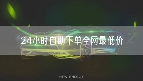 24小时自助下单全网最低价